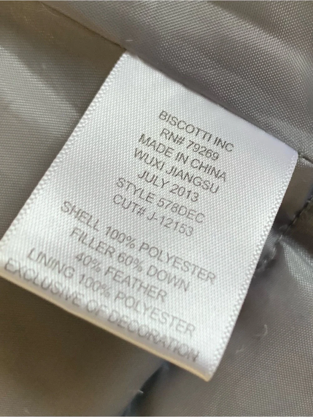 Kate Mack Gray Puffer Jewels Vest jacket Girl 6 EUC